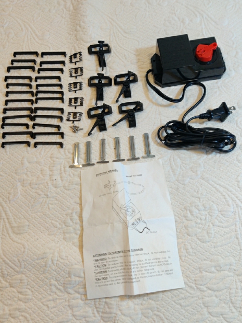 Bachmann Big Hauler G Scale Replacement Parts Kit With Figure & Power Pack